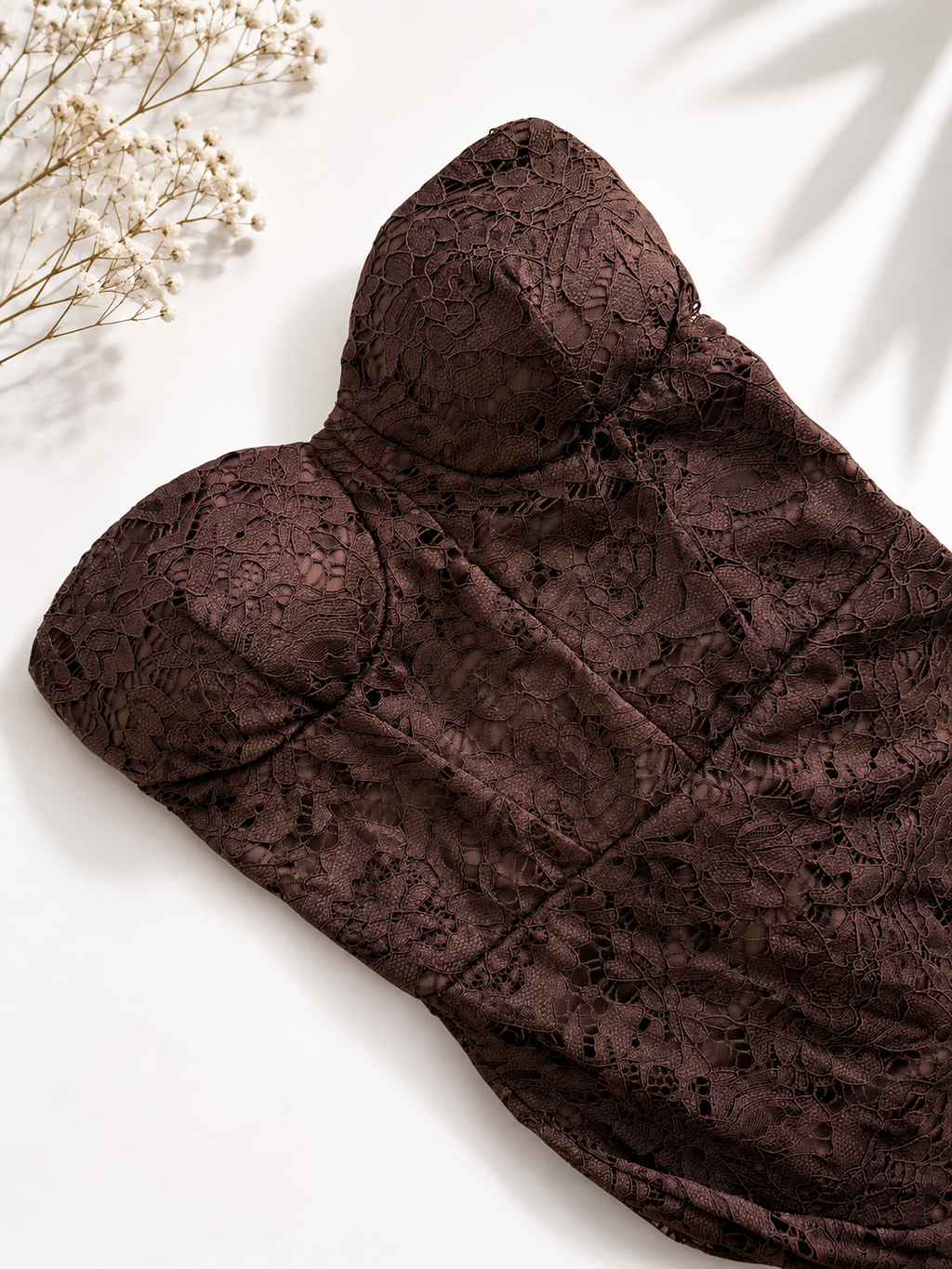 Tubino Marrone Pizzo