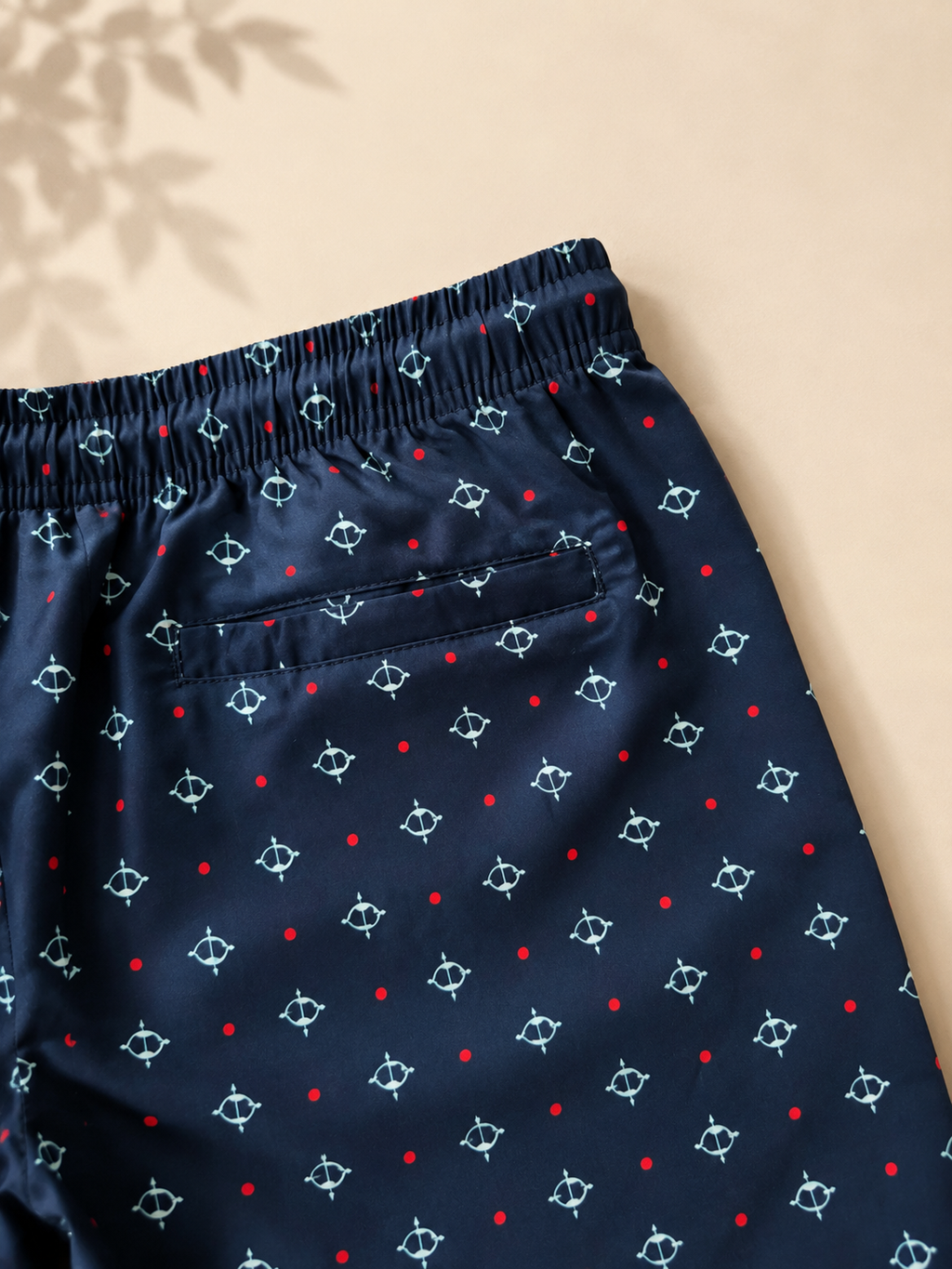 Costume uomo con stampa fantasia - Blu Navy