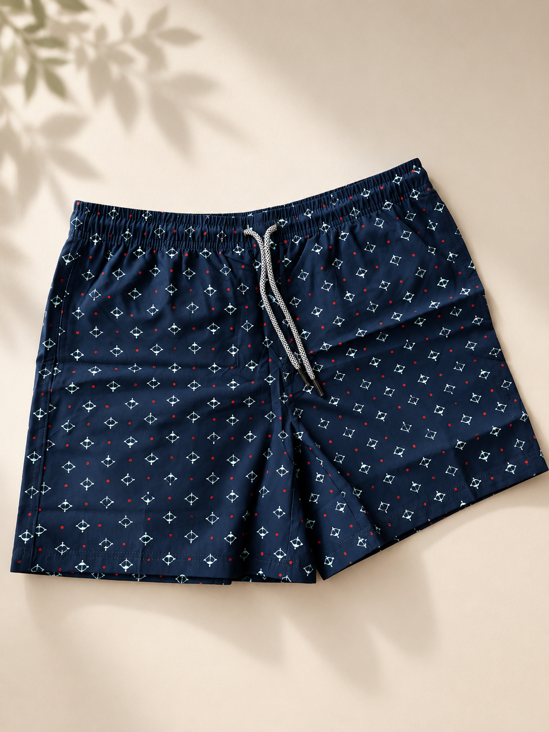 Costume uomo con stampa fantasia - Blu Navy
