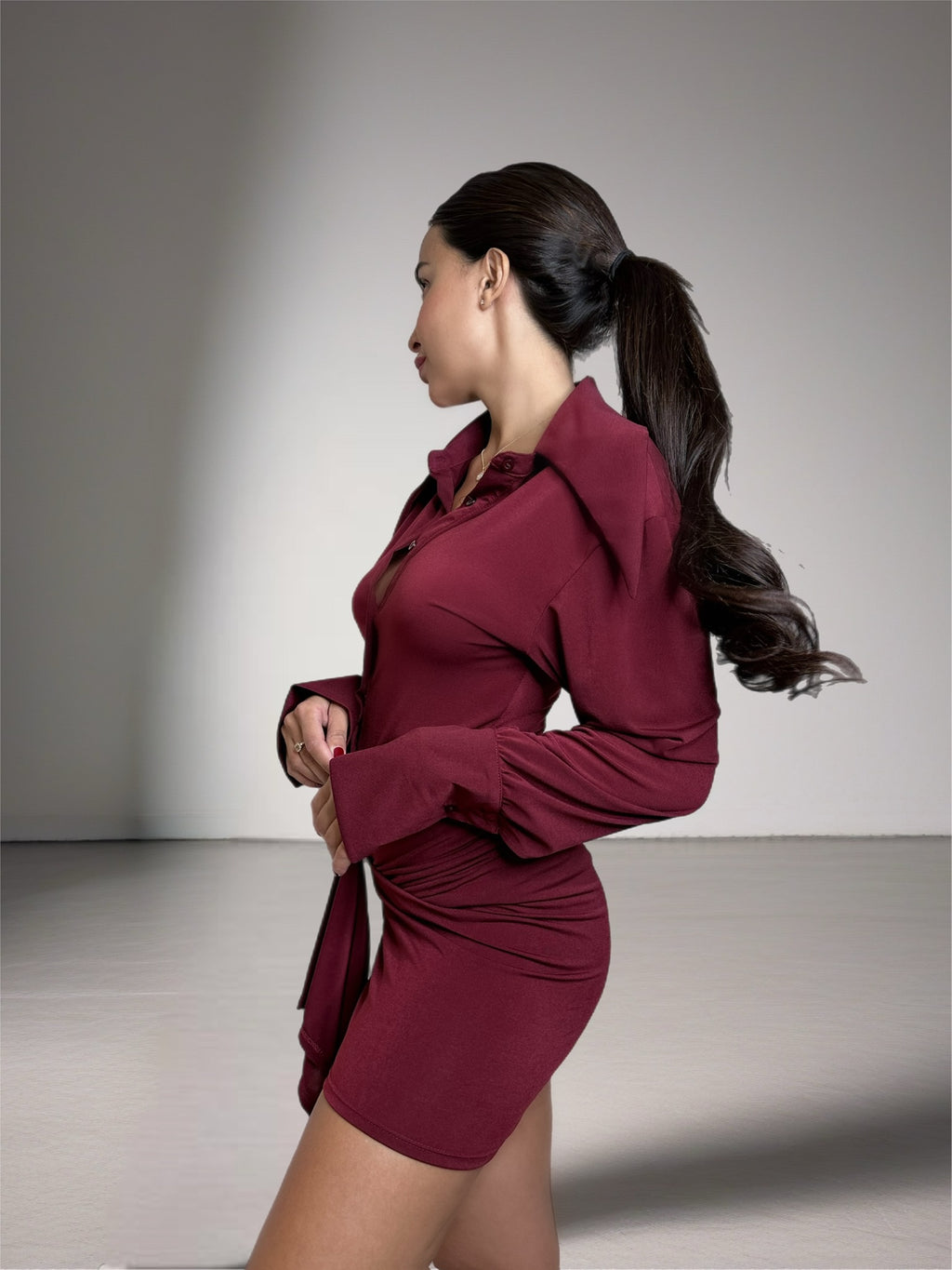 ABITO LILLY BORDEAUX