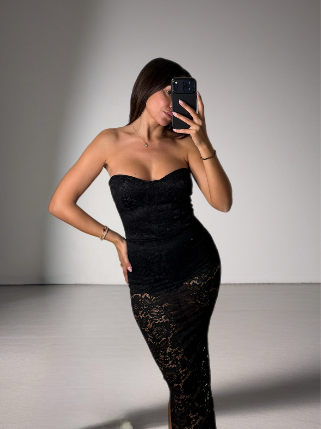 Tubino Nero Pizzo