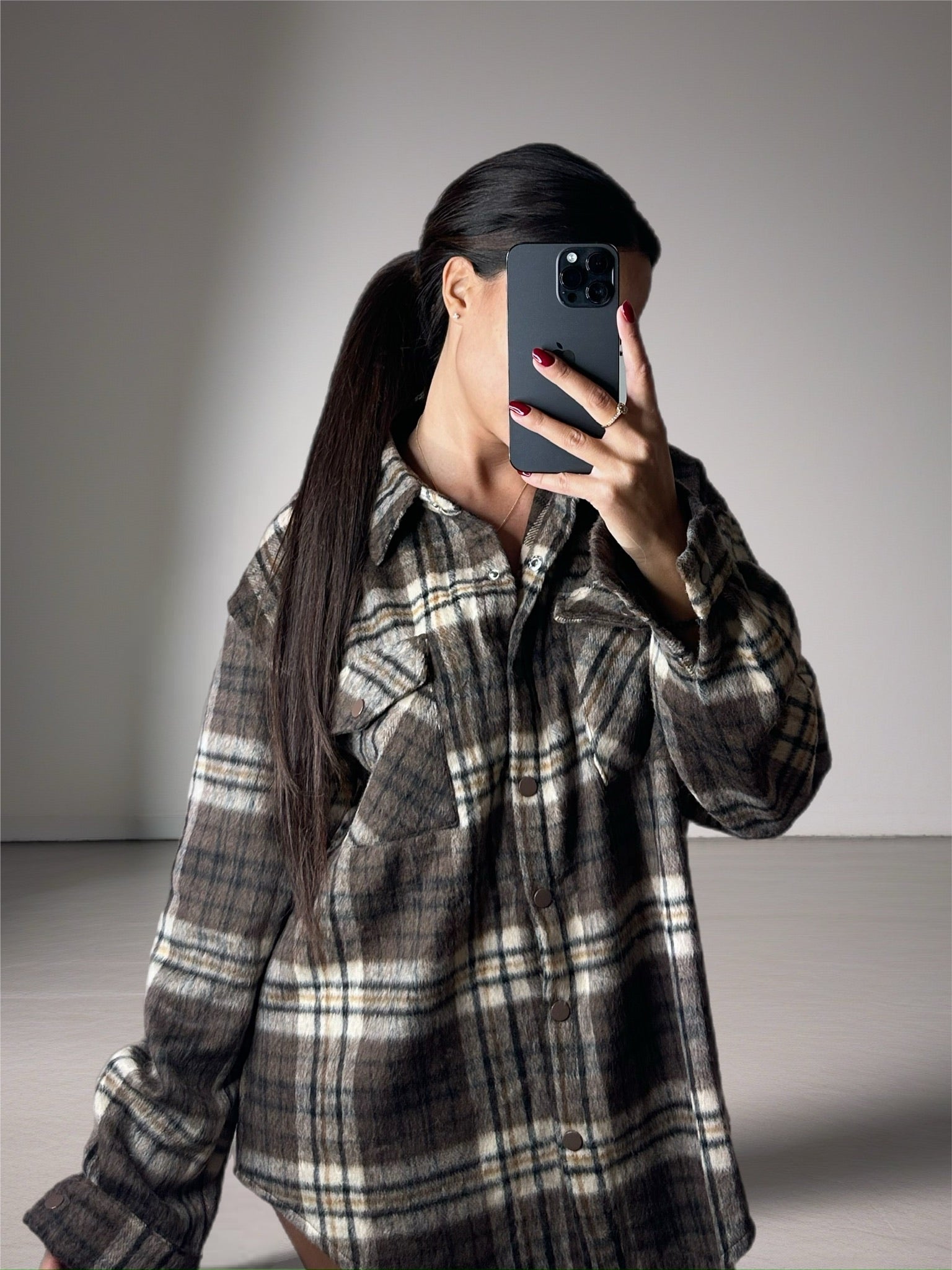 GIACCA OVER QUADRETTI